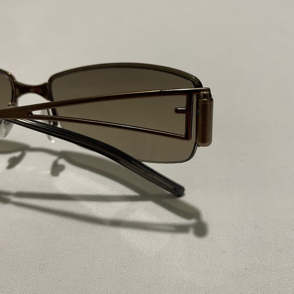🇮🇹 FENDI Sunglasses #FS283 UNISEX Bronze Frames *Made In Italy* VINTAGE DESIGNER - Picture 4 of 9